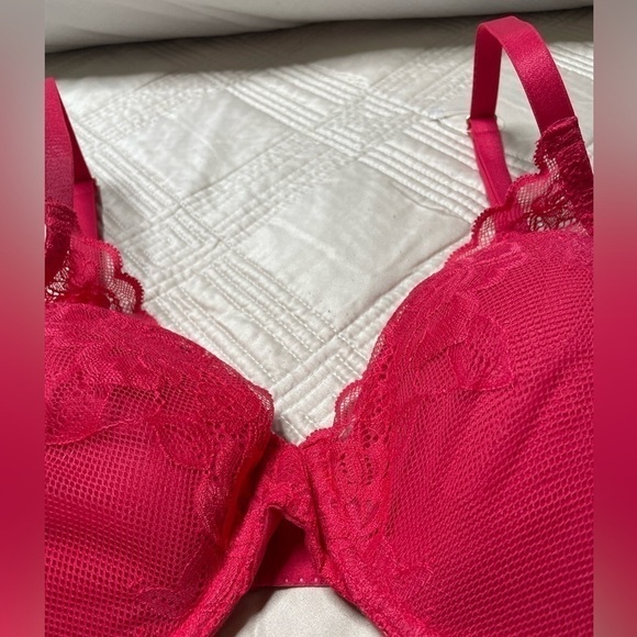 Natori Avail Full Figure Bra 32DD Convertible J Hook Underwire Contour in Chili - Picture 4 of 9